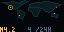 Four fictional earthquake locations on a coarse world map